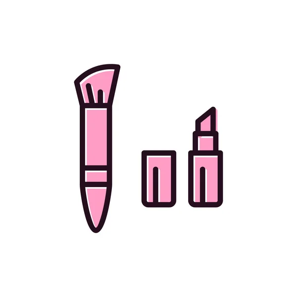 Makeup Icon Vector Illustration — 스톡 벡터