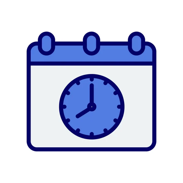 Time Date Icon Vector Illustration Design Schedule — Stock vektor