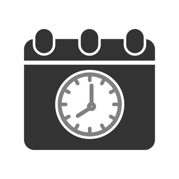 Time Date Icon Vector Illustration Design Schedule — Stockvektor