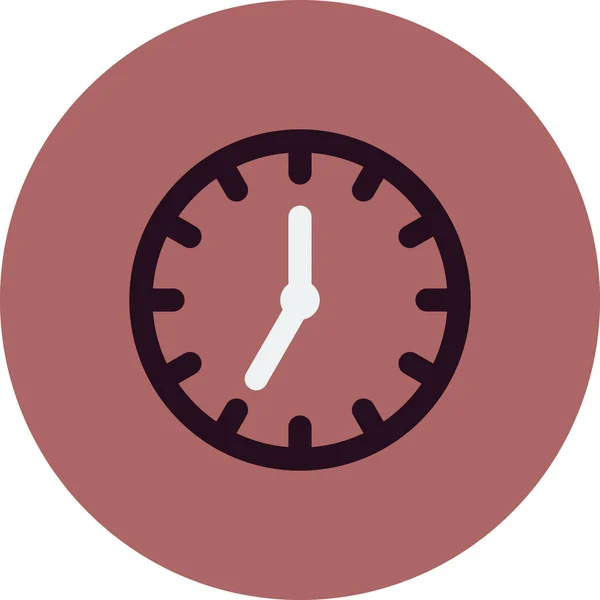 Vektor Illustration Des Uhr Symbols — Stockvektor