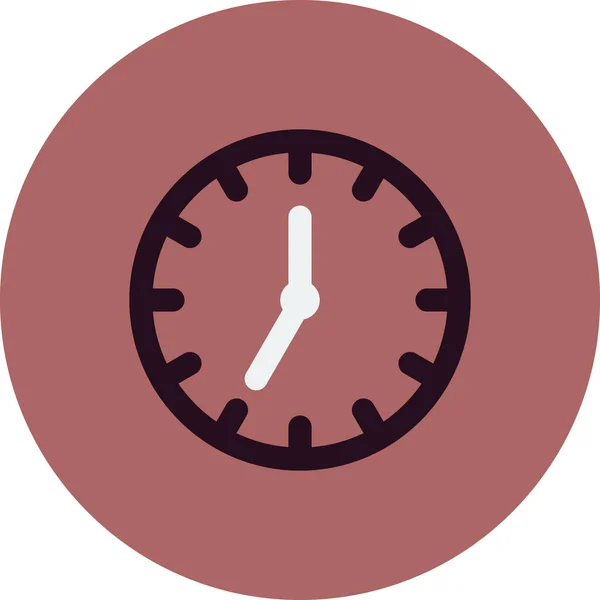 Vector Illustration Clock Icon — Stock Vector