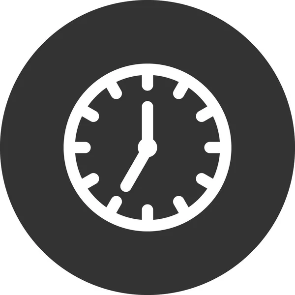 Векторная Иллюстрация Значка Часов — стоковый вектор