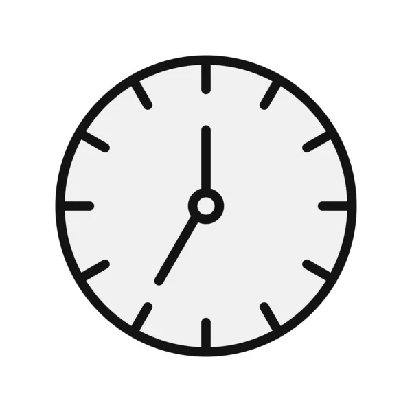 Ilustración Vectorial Del Icono Del Reloj — Vector de stock