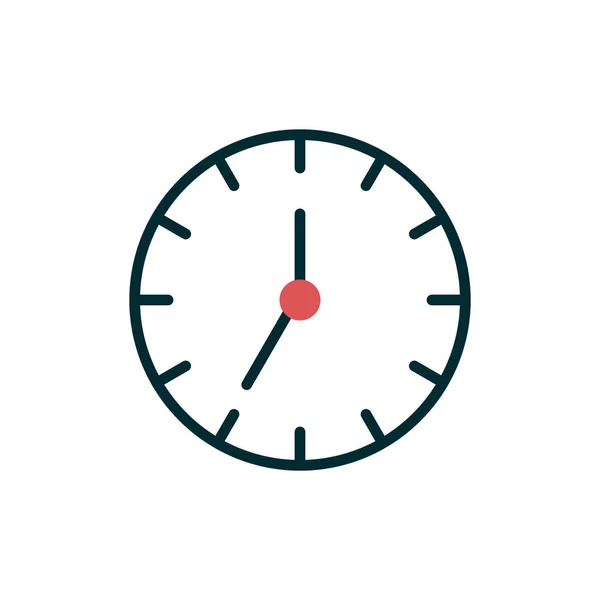 時計のアイコンのベクトルイラスト — ストックベクタ