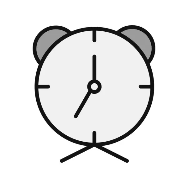 Alarm Clock Web Icon Simple Illustration — Stok Vektör