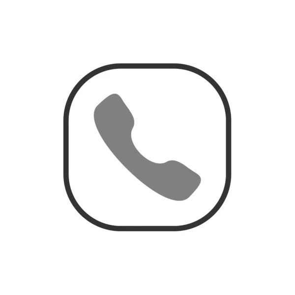 Phone Web Icon Simple Illustration Call — Stockvektor