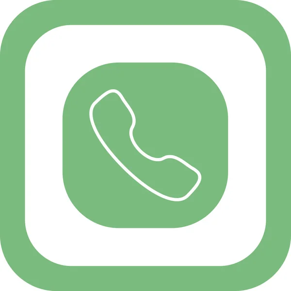 Phone Web Icon Simple Illustration Call — Stockvektor