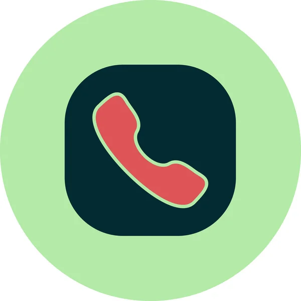 Phone Web Icon Simple Illustration Call — Stock vektor