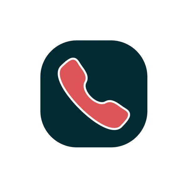 Phone Web Icon Simple Illustration Call — Stock vektor