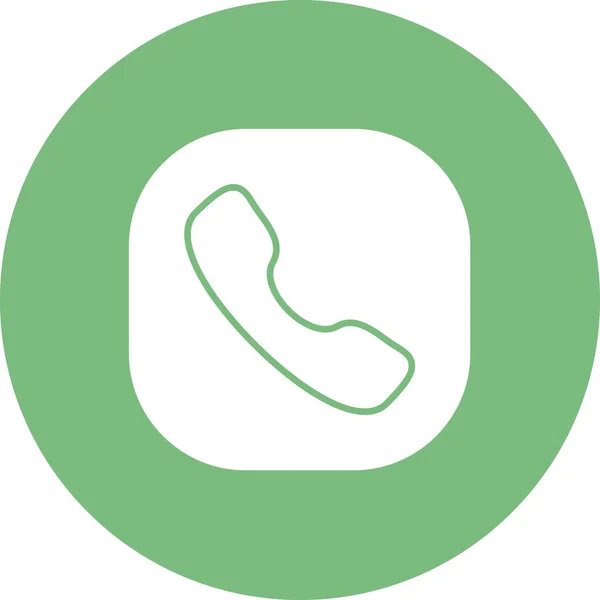 Phone Web Icon Simple Illustration Call —  Vetores de Stock