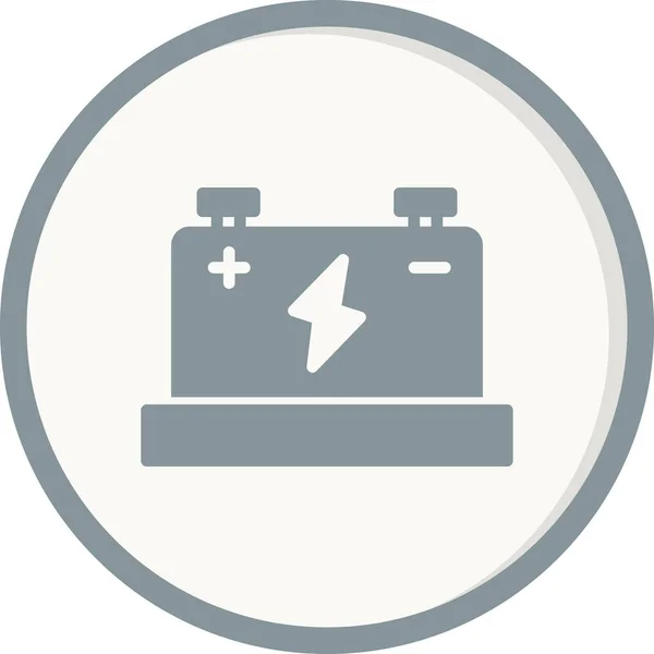 Battery Icon Vector Illustration Car Battery — Stok Vektör