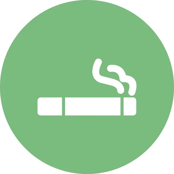 Smoking Web Icon Simple Illustration Cigarette — Stock vektor