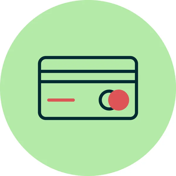 信用卡 简单的设计 — 图库矢量图片