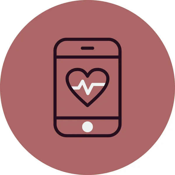 Vector Illustration Modern App Icon Medical App — Διανυσματικό Αρχείο