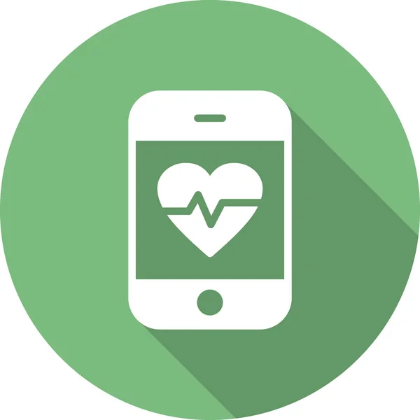 Vector Illustration Modern App Icon Medical App — Διανυσματικό Αρχείο