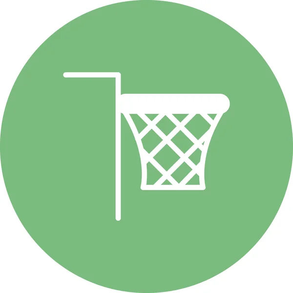 Basketball Icon Vector Illustration Net — Stock Vector