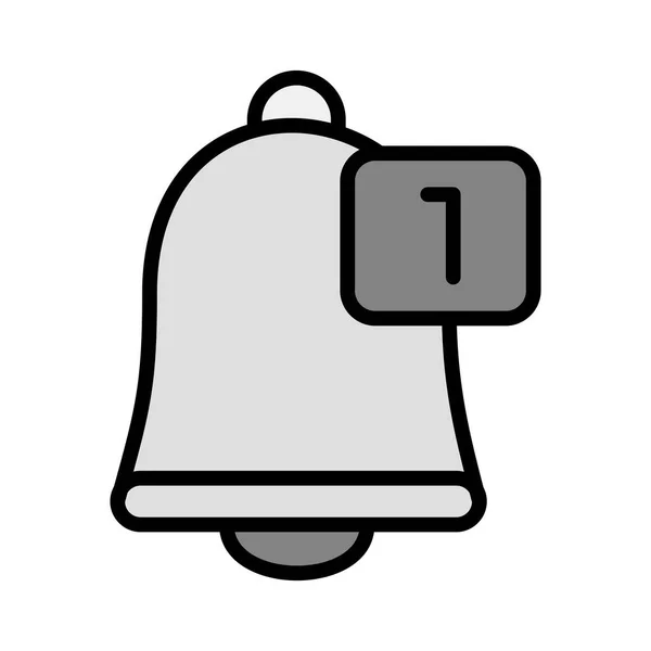 Bell Web Icon Simple Design Notification — Image vectorielle
