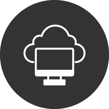 Ekran. Web simgesi basit illüstrasyon