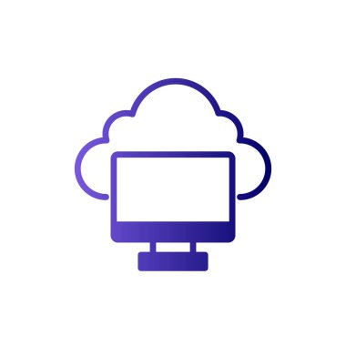 Ekran. Web simgesi basit illüstrasyon