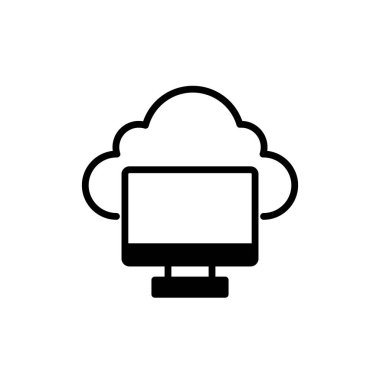 Ekran. Web simgesi basit illüstrasyon