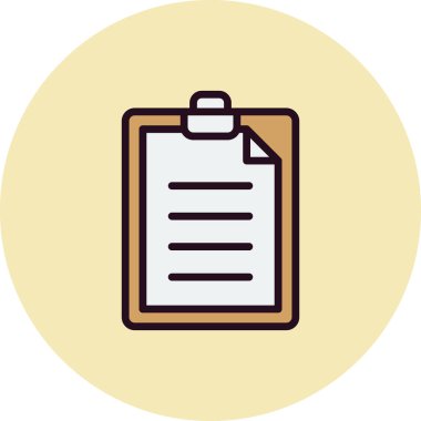 Pano simgesinin vektör illüstrasyonu 