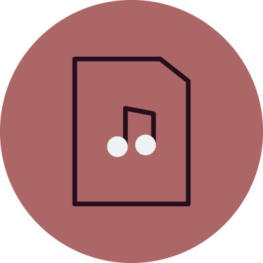 Dosya simgesi, vektör illüstrasyon tasarımı