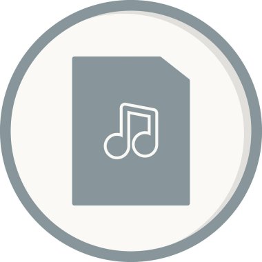 Dosya simgesi, vektör illüstrasyon tasarımı