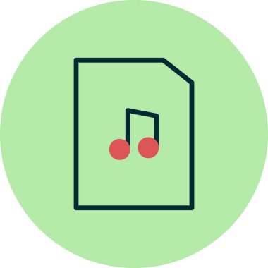 Dosya simgesi, vektör illüstrasyon tasarımı