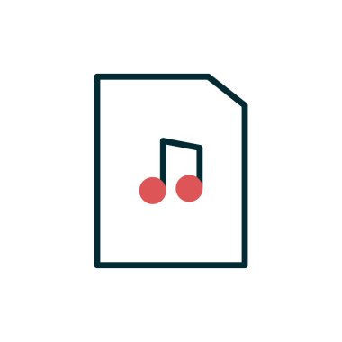 Dosya simgesi, vektör illüstrasyon tasarımı