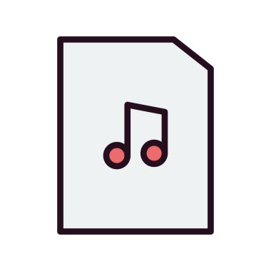 Dosya simgesi, vektör illüstrasyon tasarımı