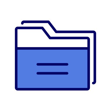 Dosya. Web simgesi basit illüstrasyon 