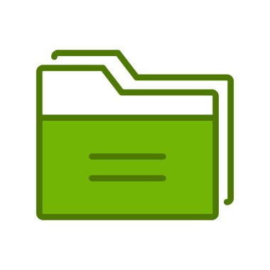 Dosya. Web simgesi basit illüstrasyon 