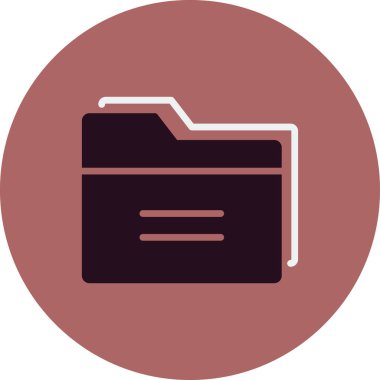 Dosya. Web simgesi basit illüstrasyon 