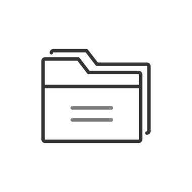 Dosya. Web simgesi basit illüstrasyon 