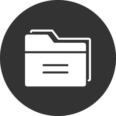 Dosya. Web simgesi basit illüstrasyon 