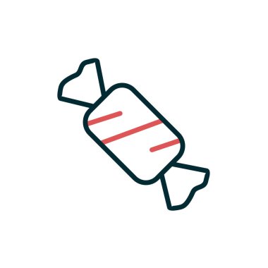 Şeker simgesinin vektör illüstrasyonu