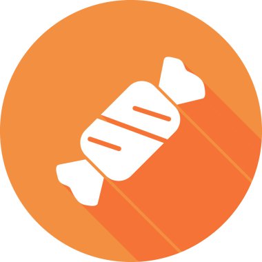 Şeker simgesinin vektör illüstrasyonu