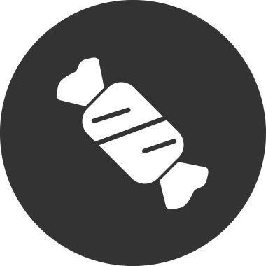 Şeker simgesinin vektör illüstrasyonu