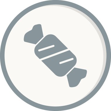 Şeker simgesinin vektör illüstrasyonu