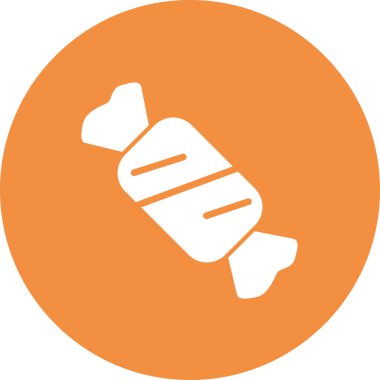 Şeker simgesinin vektör illüstrasyonu