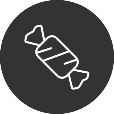 Şeker simgesinin vektör illüstrasyonu