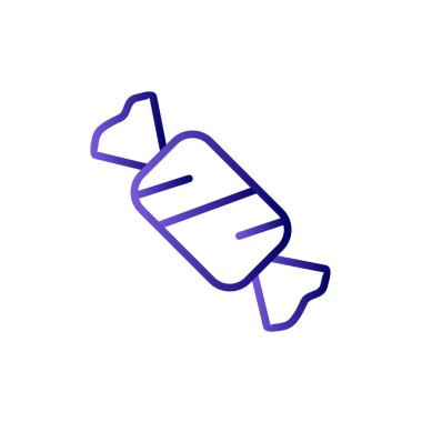 Şeker simgesinin vektör illüstrasyonu