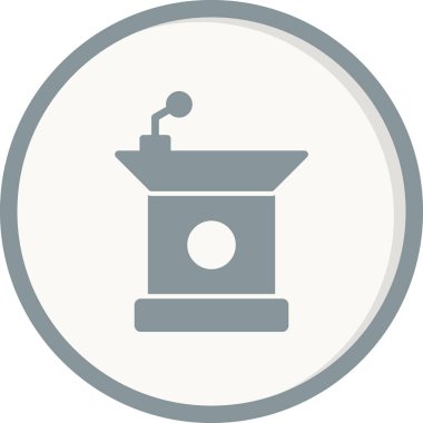 Podyum düz simgesi, vektör illüstrasyonu