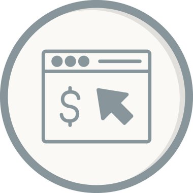 İnternet bankacılığı. Web simgesi 