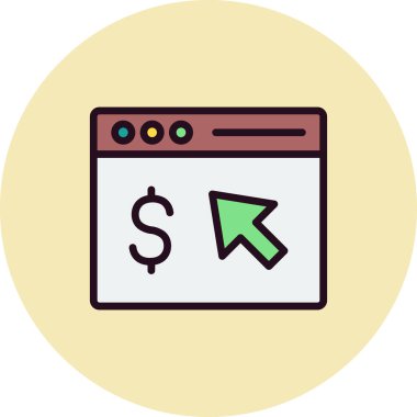 İnternet bankacılığı. Web simgesi 