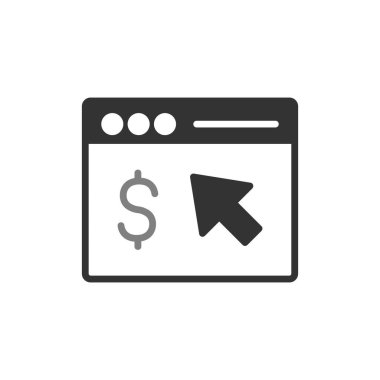 İnternet bankacılığı. Web simgesi 