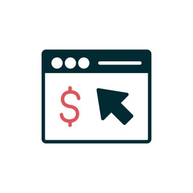 İnternet bankacılığı. Web simgesi 