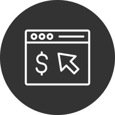 İnternet bankacılığı. Web simgesi 