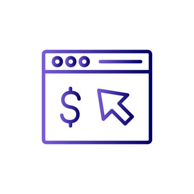 İnternet bankacılığı. Web simgesi 