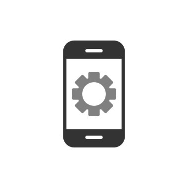 Akıllı telefon simgesi, vektör illüstrasyon tasarımı